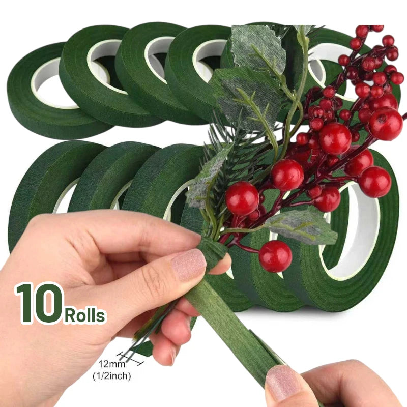 12 mm blomsterstilk indpaknings-tape – rullevalg