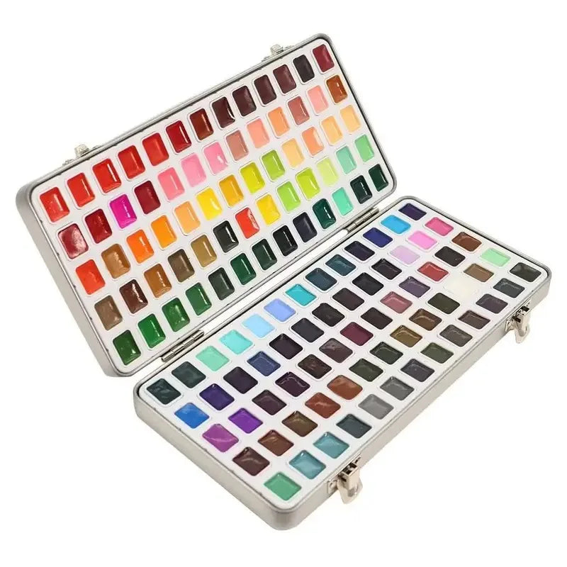Artists' Professional Granulating Watercolor Set – 48 Colors