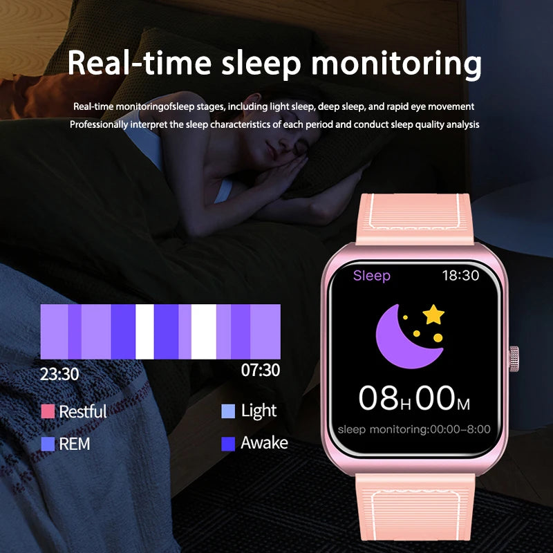 Smart Watch 1.85-Inch Curved Screen with Bluetooth Calls