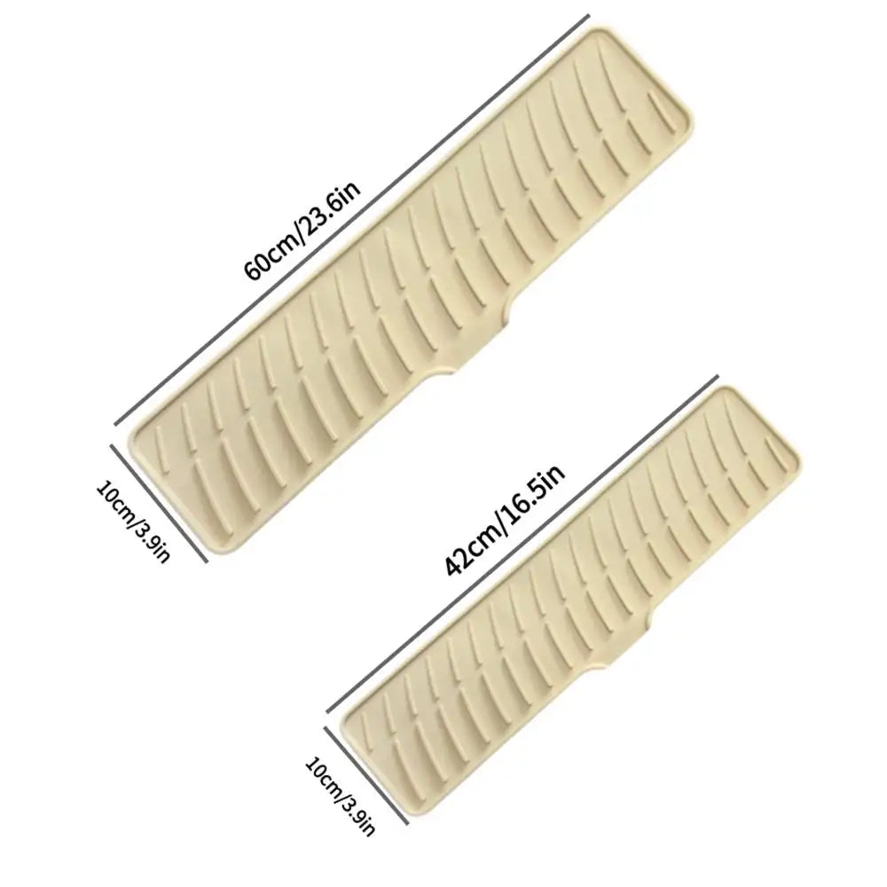 Kitchen Sink Splash Guard Silicone Draining Mat