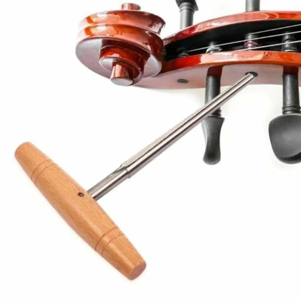 Violin Peg Hole Reamer with Wooden Handle