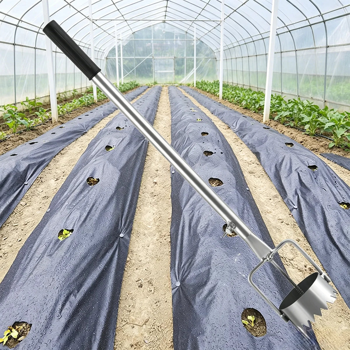 Plastična perforator film, teleskopska bušilica, vrtni i rasadni alati, hortikulturni alati pogodni za poljoprivredno sadnju