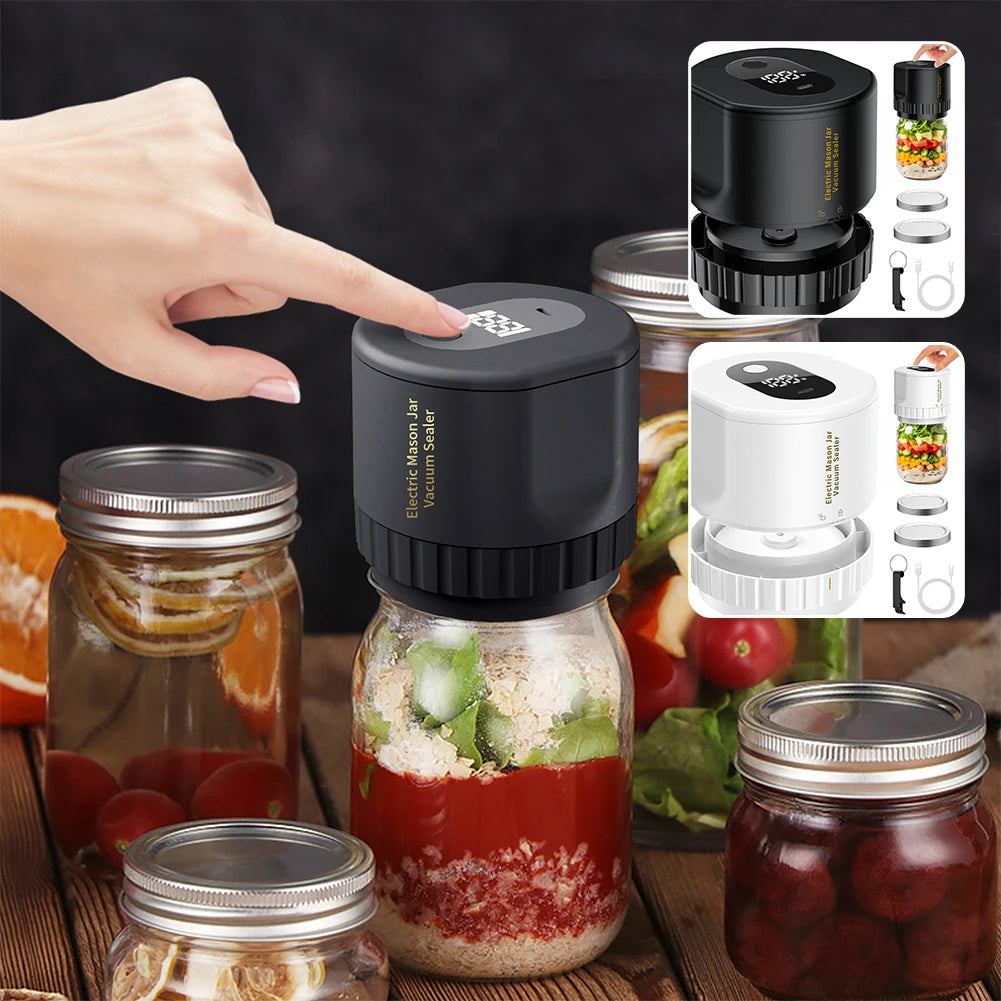 Machine de mise sous vide à conserve en Mason rechargeable