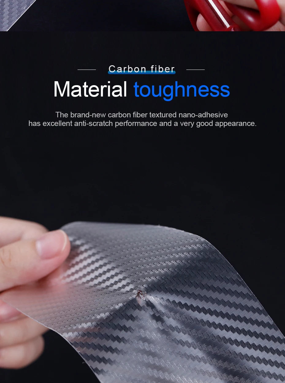 SEAMETAL Car Door Protector Sticker Transparent Nano Tape 10m Anti Collision Car Bumper Stickers Protector Films Car Accessories