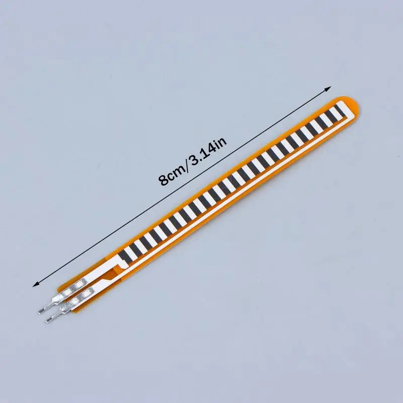 Sensor Flexível de 2.2 Polegadas - Sensor Eletrônico de Flexão para Mão Robótica, Projetos DIY, Módulo de Detecção de Dobra