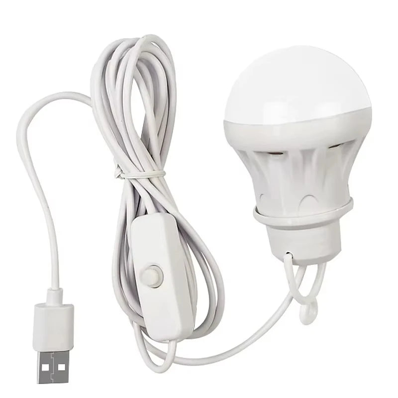 Bec LED suspendat USB 5 V