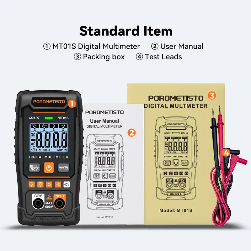 MT01S Auto-Range Digital Multimeter