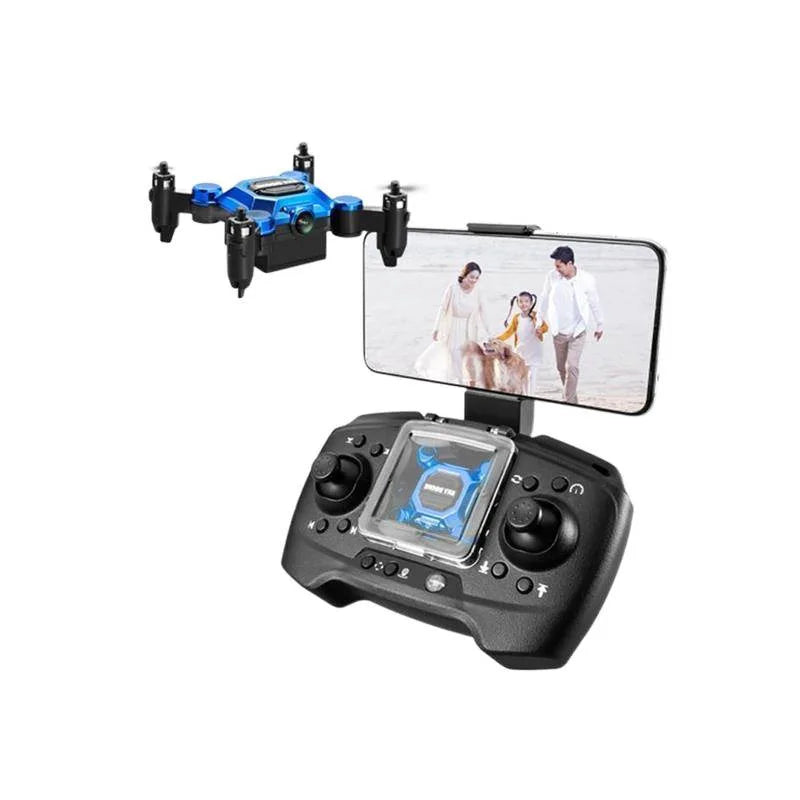 Mouchový dron, mini skládací dron, letecká kamera dron, studentská dálkově ovládaná helikoptéra, malá hračka