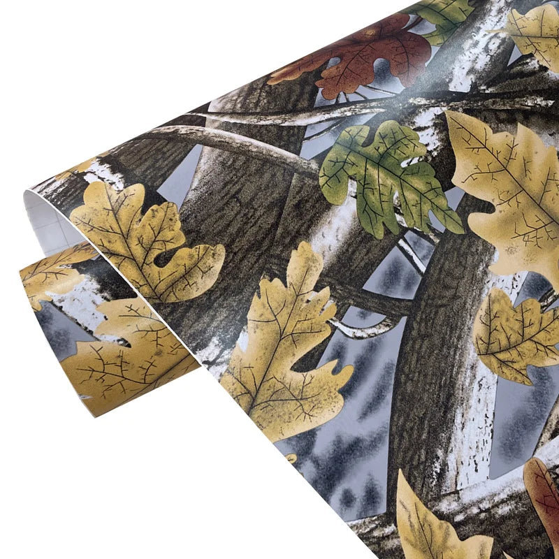 Premium Wasserdicht Tarnmuster Jungle Woodland Vinyl-Folie Rolle DIY Selbstklebende Abziehaufkleber Luftablass