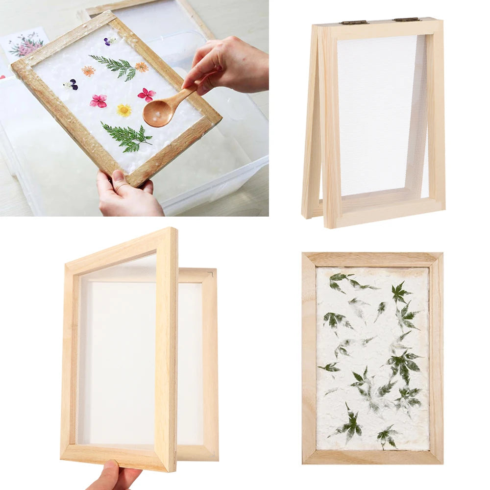Wooden Papermaking Mould and Mesh Frame