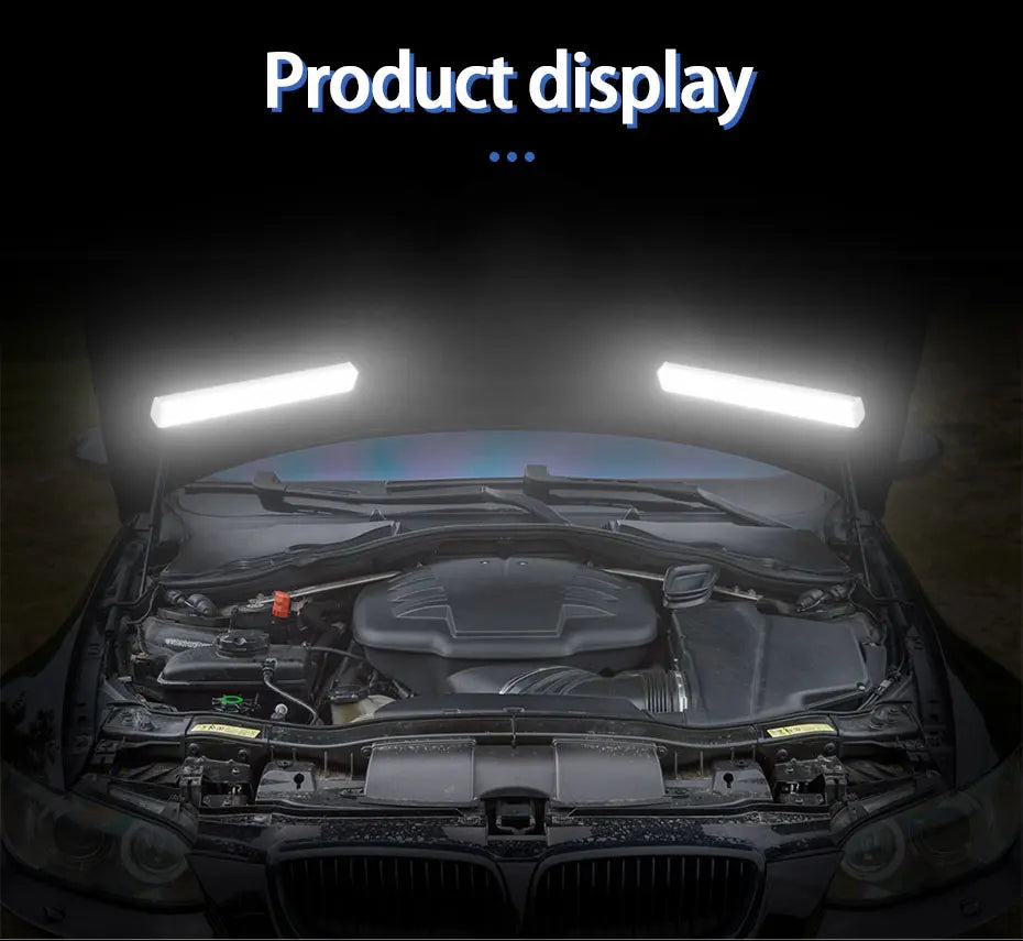 SEAMETAL Wireless Motion Sensor Light for Car Trunk USB Rechargeable Led Sensing Light 3-Color Adjustable Brightness Night Lamp