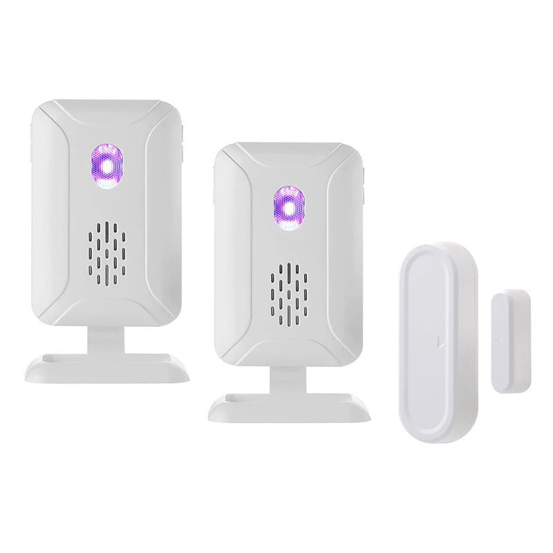 Wireless Door Contact Alarm with Separate Receiver