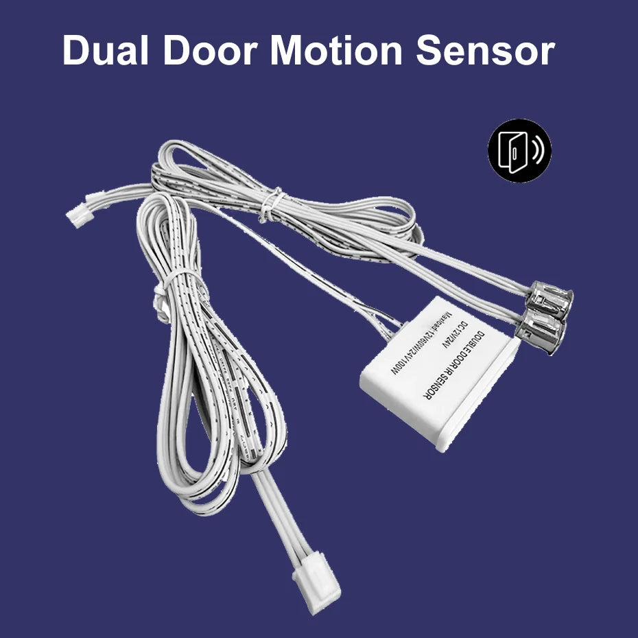 DC12V 24V Dupont Auto ON/OFF Door Sensor Switch with 1.7m Wire for Cabinet Closet Shelf Drawer LED Light Decor