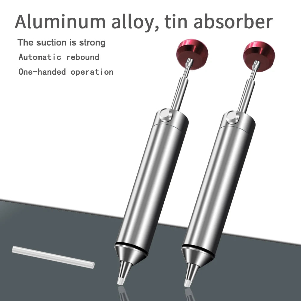 Aluminium Desoldering Pump with Spring Plunger