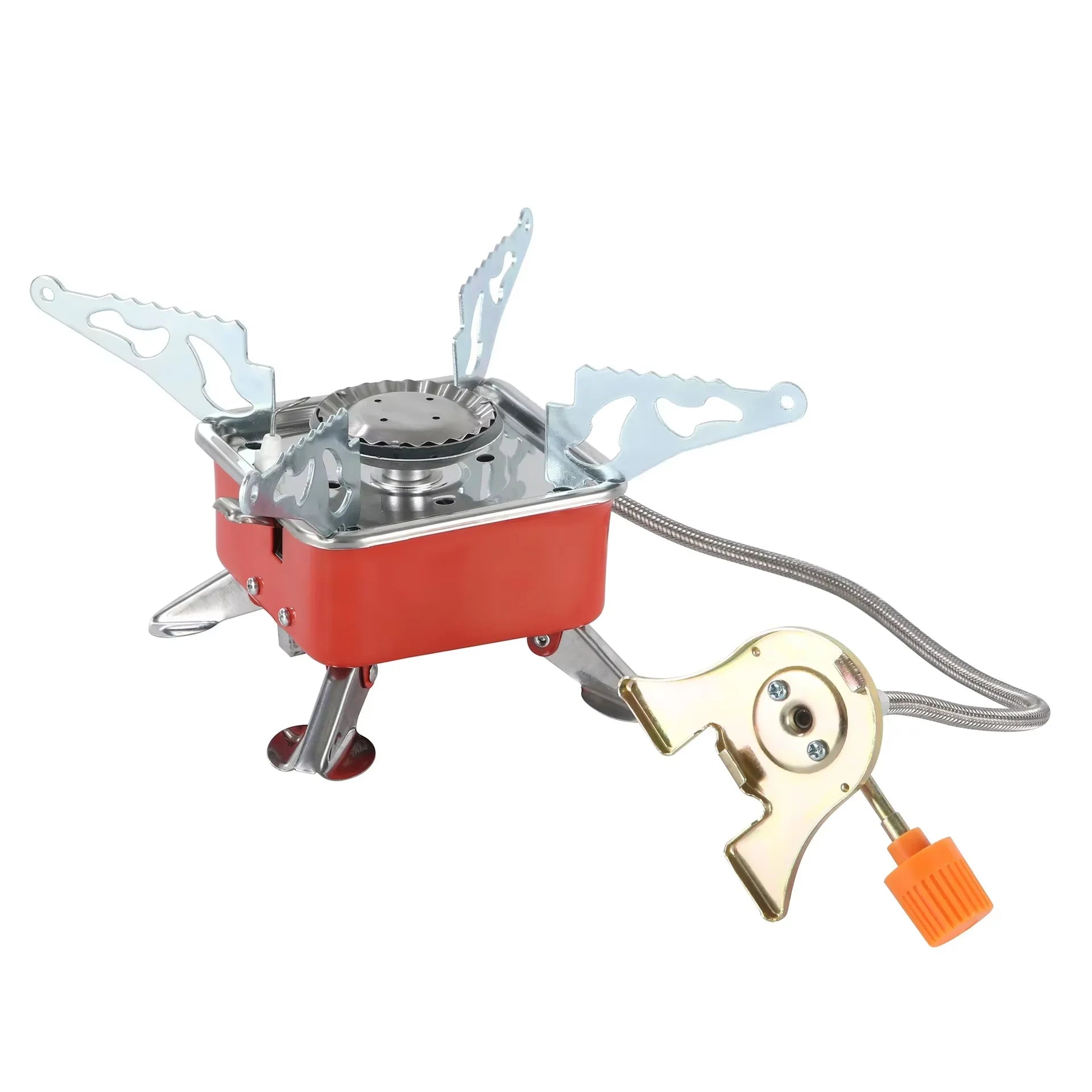 Portable Foldable Windproof Gas Stove for Camping and Hiking