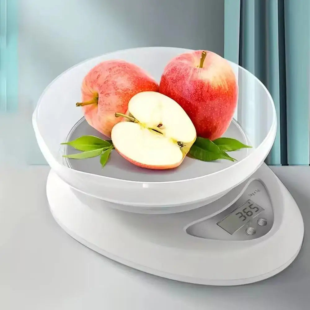 Digital Kitchen Scale, 5 kg Capacity and 1 g Increments