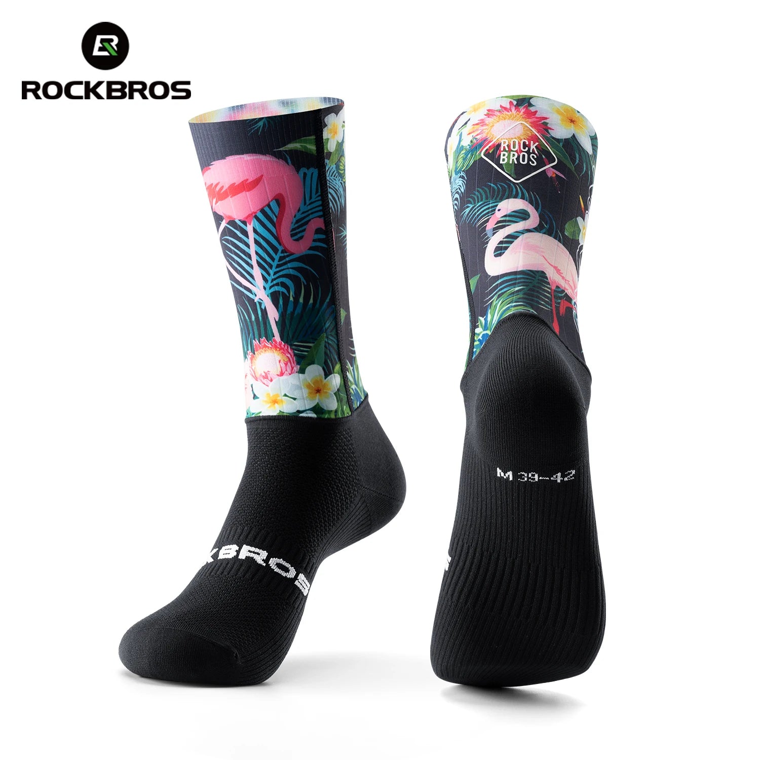 Compression Cycling Socks Knee-High Non-Slip Sports Performance Socks