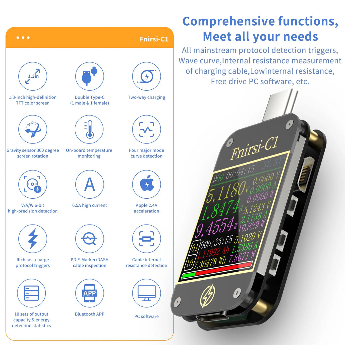 FNB58 USB-Spannungs- und Stromtester