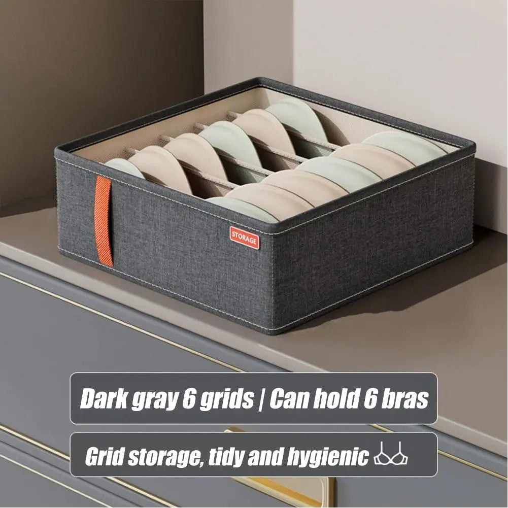 Underwear, Bra and Sock Organiser Box with 6, 7 or 20 Compartments