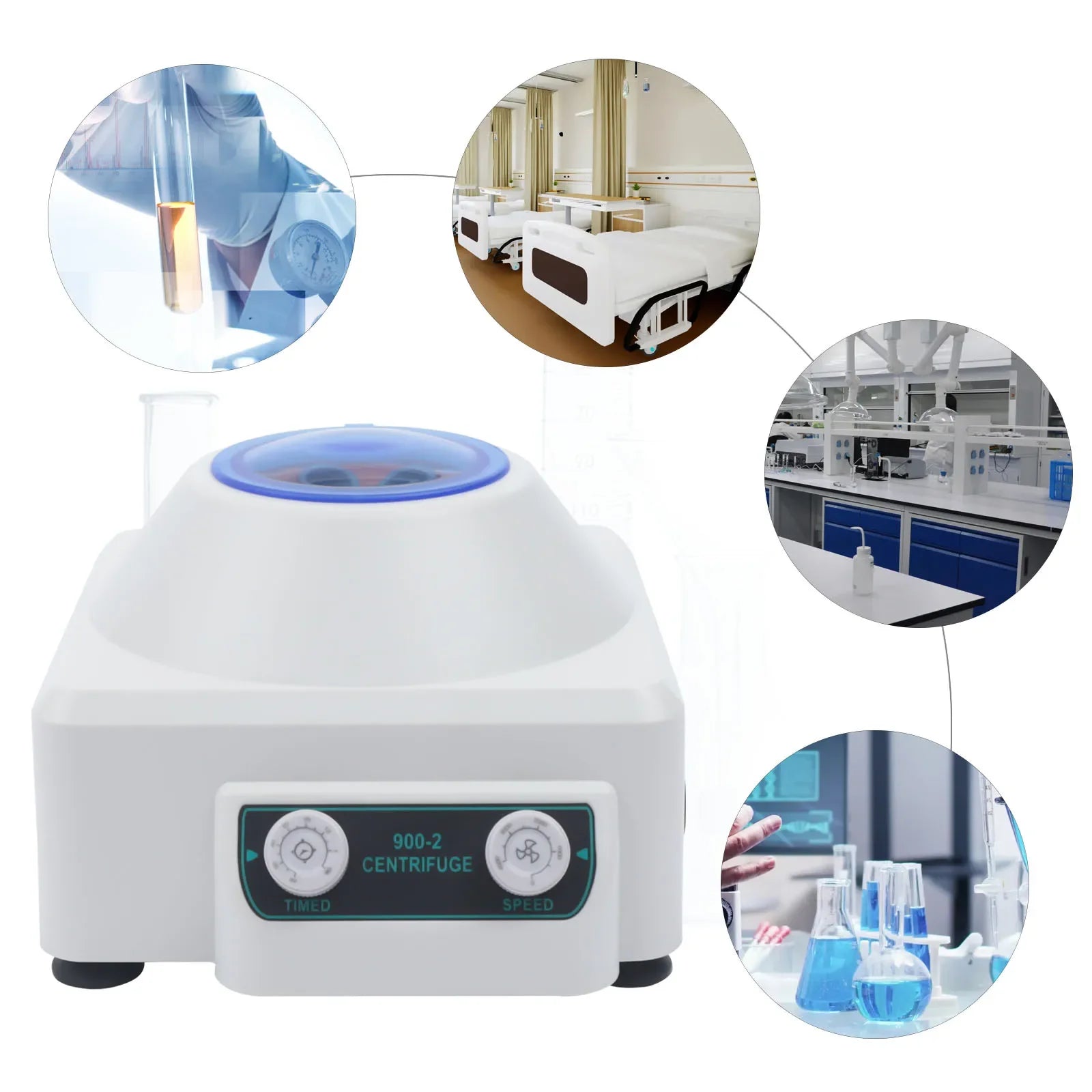 Electric Laboratory Centrifuge 900-2, 6 x 20ml, 4000rpm, Adjustable Timer