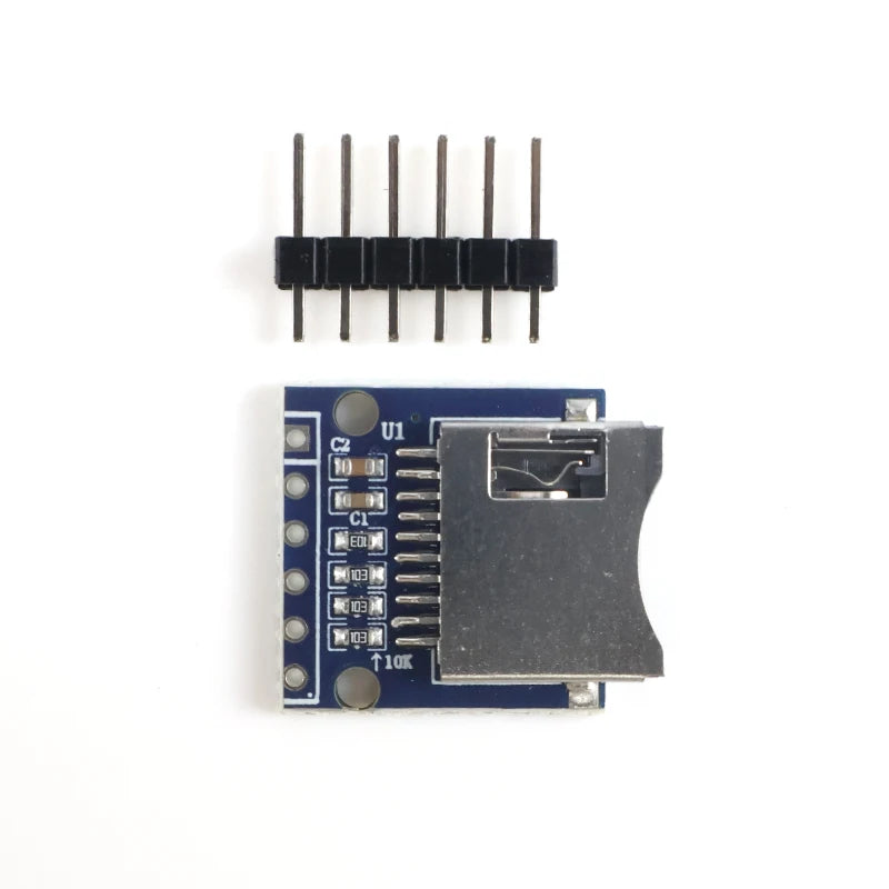 Module lecteur de carte MicroSD avec interface SPI et broches non soudées