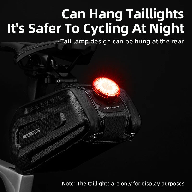 1.7L Waterproof Bicycle Rear Seat Bag