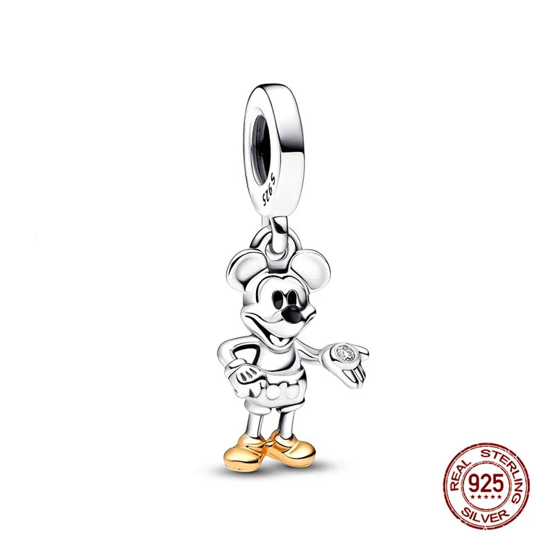 925 Silver Witch Charm Bead for Disney-Inspired Bracelets