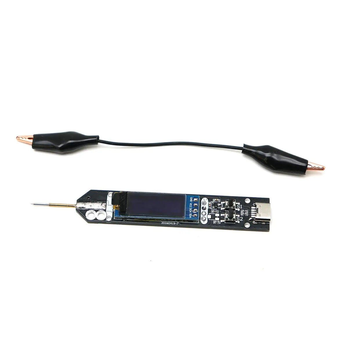 1KHz-200MHz pennfrekvensräknare handhållen nålprob frekvensmätare RF-signalfrekvenstestare AM FM kortvåg frekvensdisplay