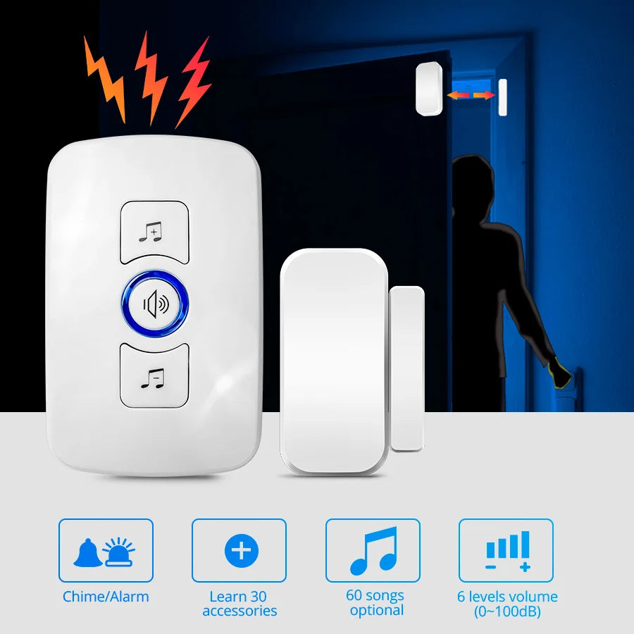 KERUI M525 Wireless Door Chime with 60 Songs and 500ft Range