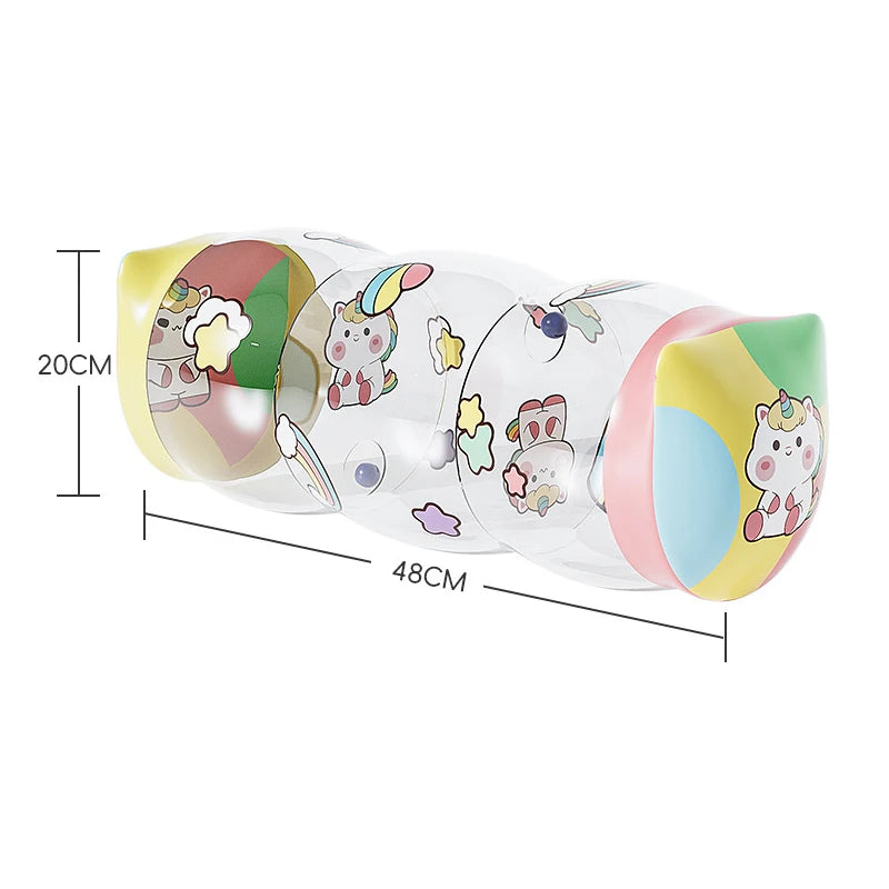 Inflatable Baby Crawling Roller Toy Rattles Games for Babies Development 6 12 Months Baby Crawling toy Fitness Educational Toys 