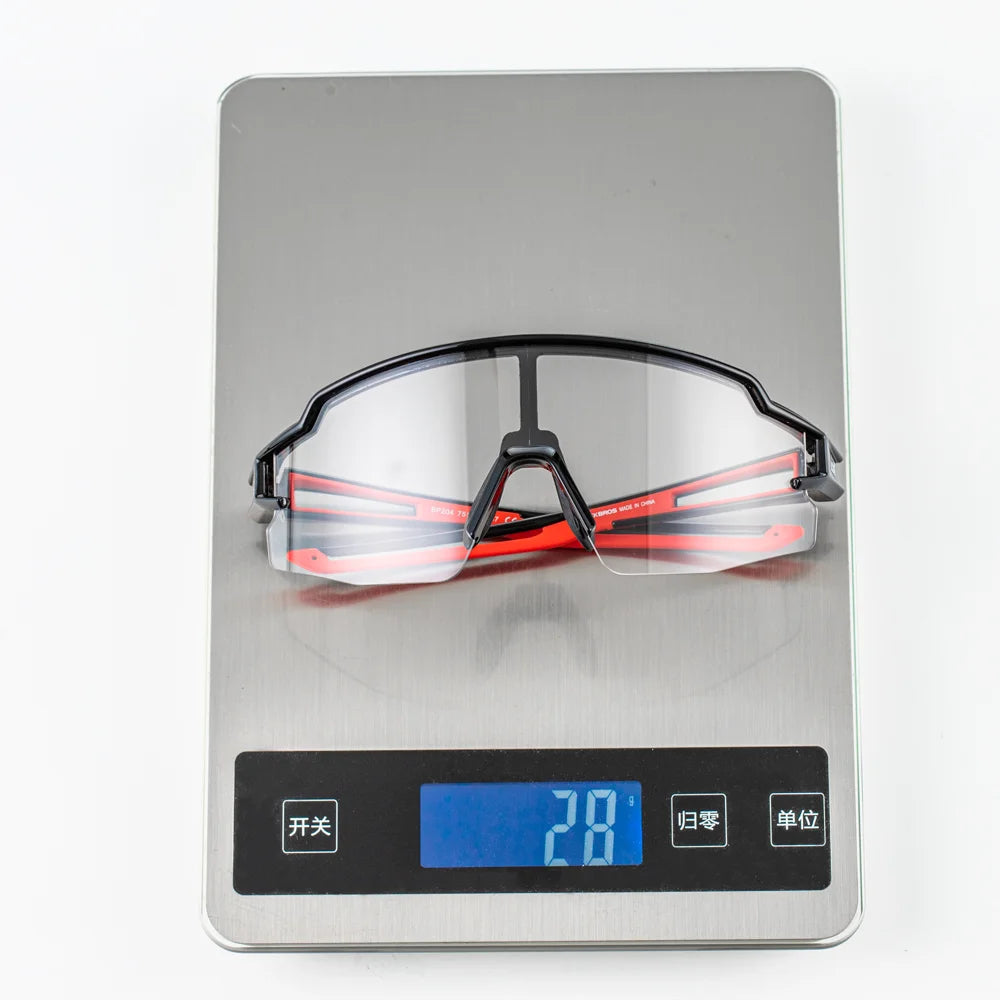 ROCKBROS Cycling Glasses Photochromic Eye Protecting Glasses Glasses Eyewear Goggles Windproof Bicycle Outdoor Sports Sunglasses 