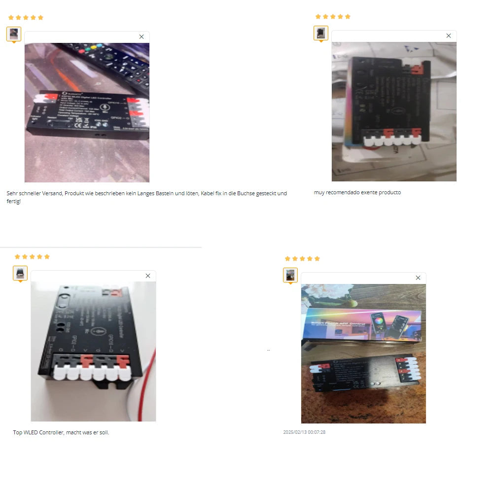 Controlador LED direccionable ESP32 WLED con micrófono