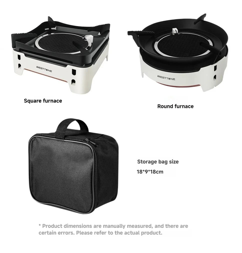 Portable Infrared Gas Stove with Electronic Ignition for Camping