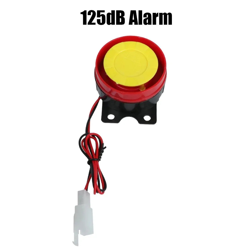 12 V Motorcycle Alarm with Two-Way Remote