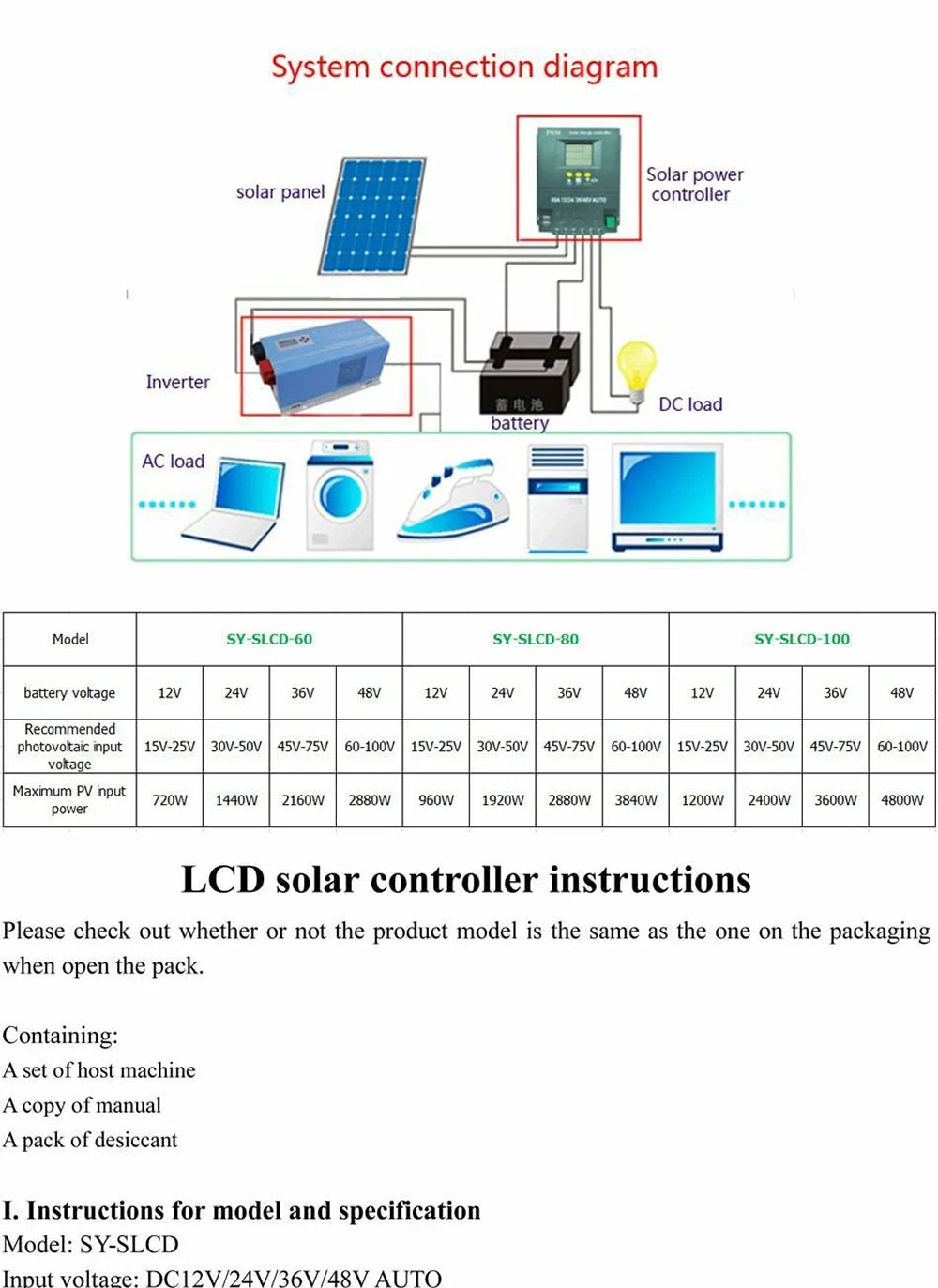 POWLSOJX MPPT 100A 80A 60A Solar Charge Controller 12V 24V 36V 48V Solar Panel Lead Acid/Lithium Battery Regulator Dual USB 