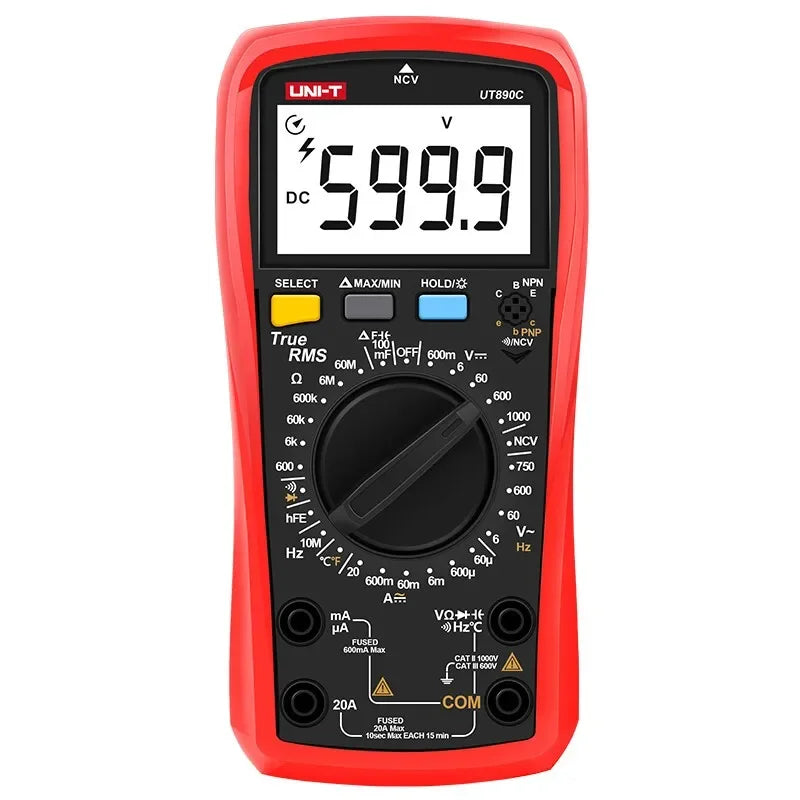 UNI-T UT890C/UT890D+ Digital Multimeter True RMS Digital Multimeter Multifunctional Small Universal Meter Spy-shop.com