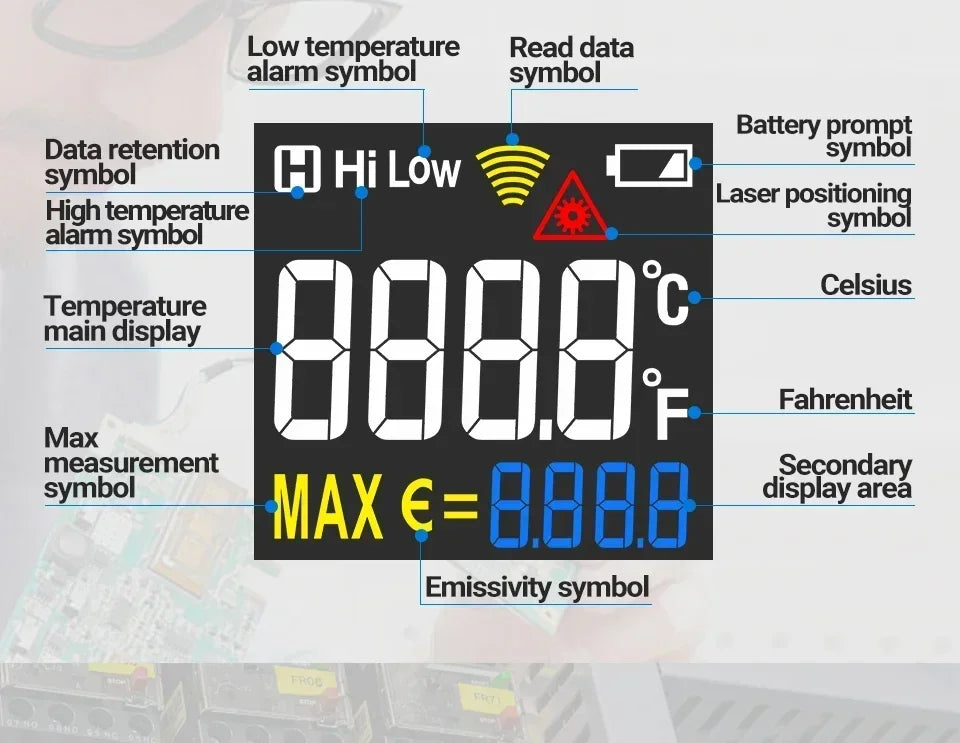 TH203 Infrared Surface Thermometer