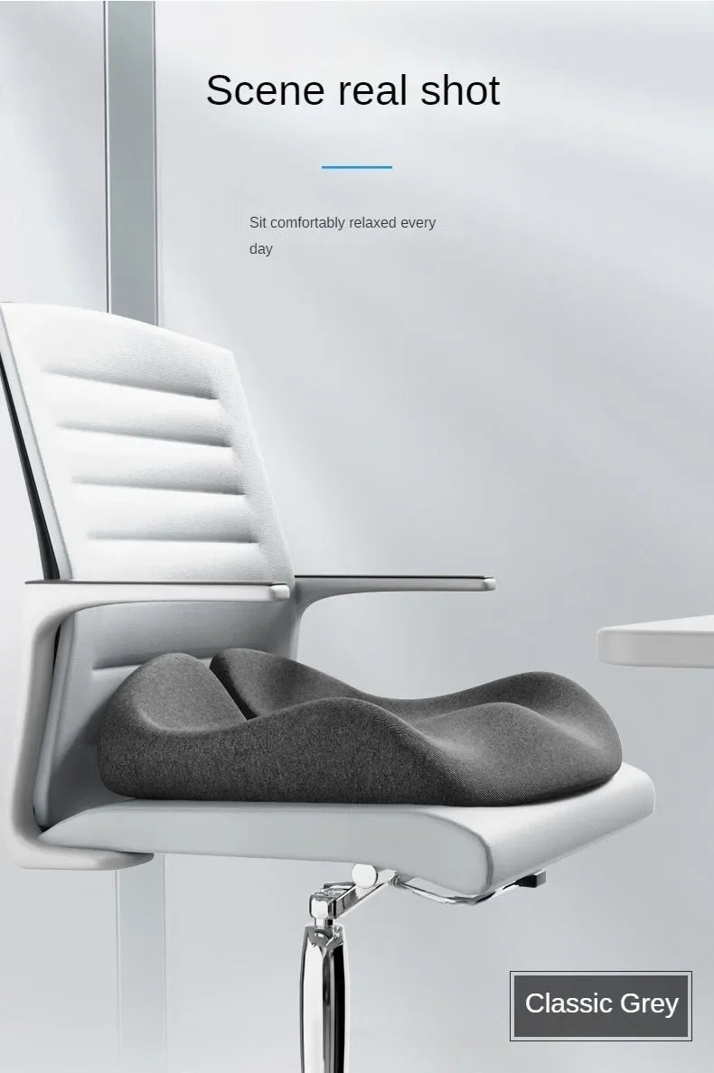 Tailbone Sciatica Back Pain Relief Comfort Office Chair Car Seat Cushion Non-Slip Orthopedic Memory Foam Coccyx Cushion 