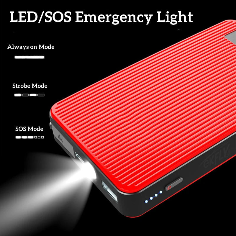 Avviatore di emergenza portatile per batteria auto 12000mAh Booster di emergenza