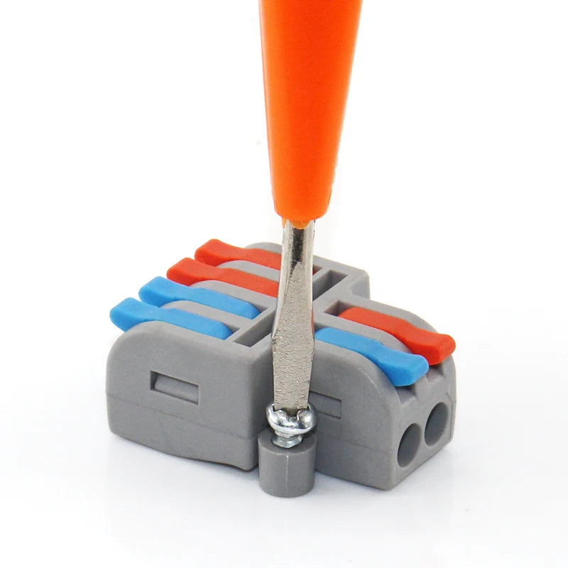 10/30/50 PCS Mini Fast Wiring Cable Connectors Universal Compact Splitter Electrical Conductors Push-in Home Terminal Block 