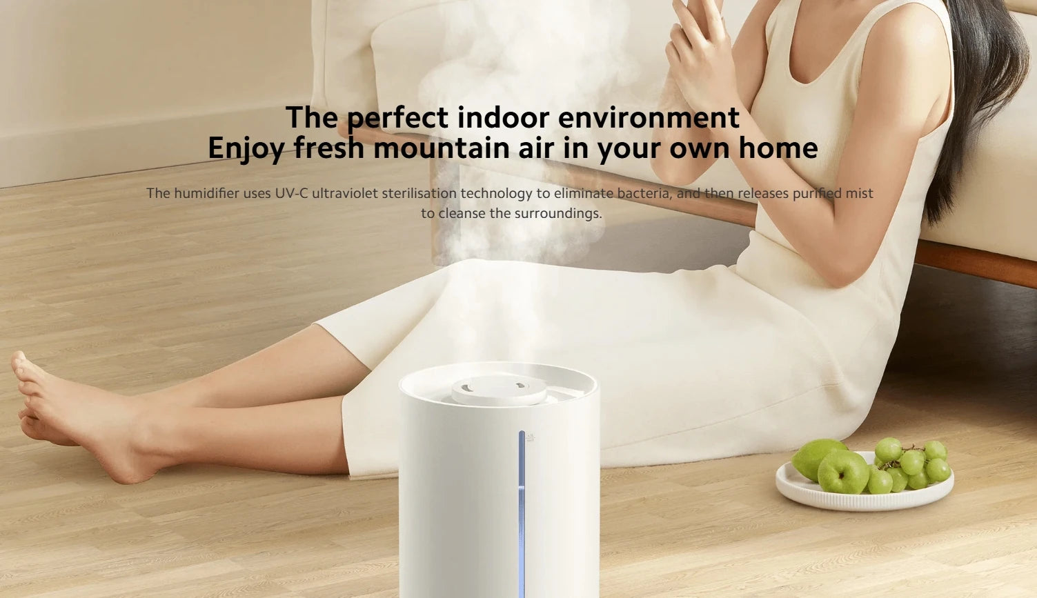 Xiaomi Smart Antibacterial Humidifier 2 4.5L UV-C Mist Control