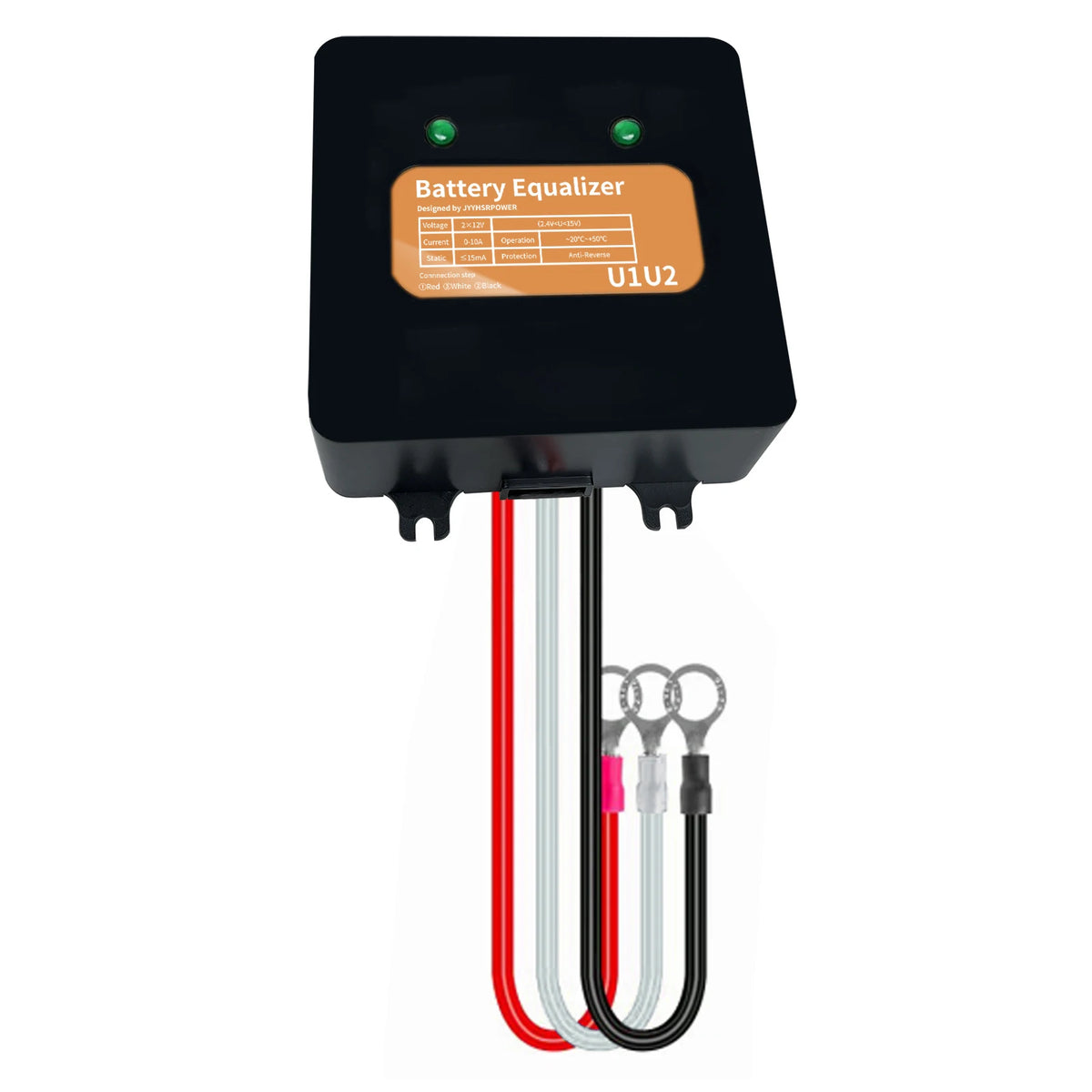 Battery Equaliser for Two Compatible 12V Blocks