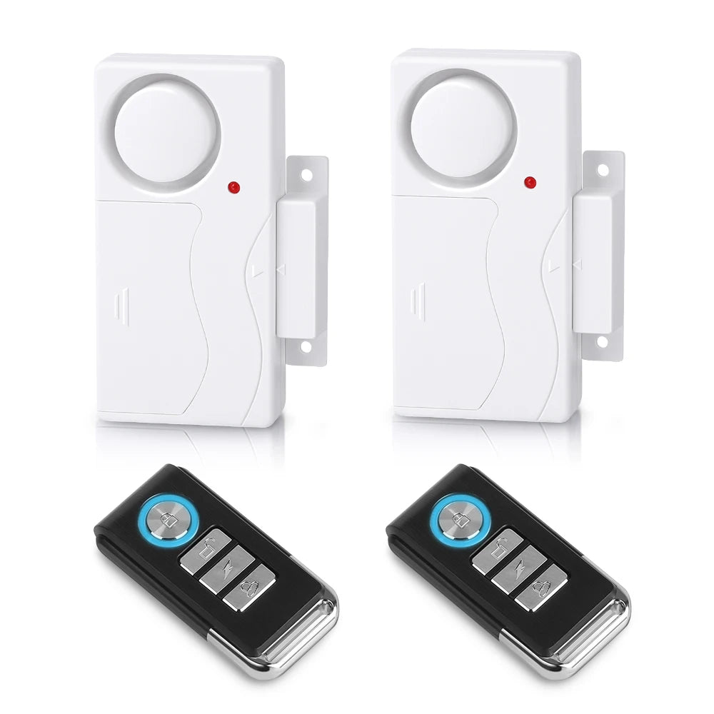 Wireless Door and Window Alarm - Remote Kit Options