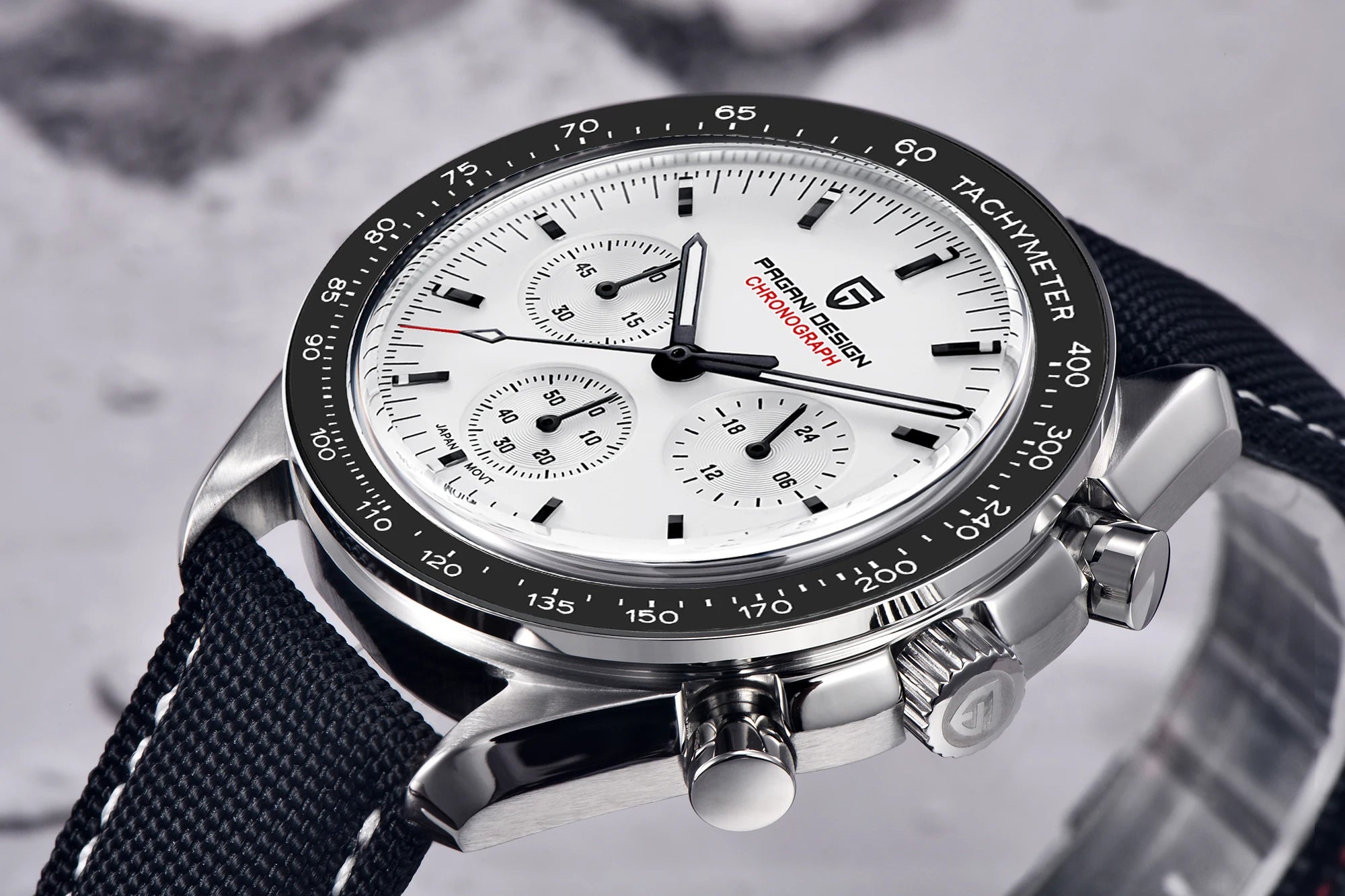 Orologio Cronografo Pagani Design PD-1701 con Zaffiro, Impermeabile 100M