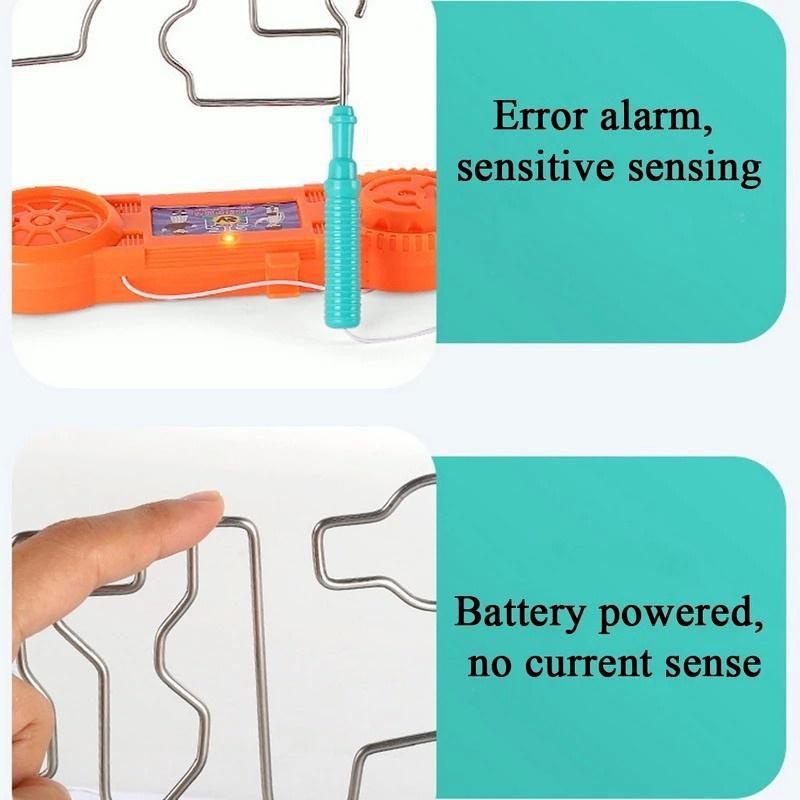 Kids Collison Electric Shock Toy Education Electric Touch Maze Game Party Funny Game Science Experiment Toys for Children Gift 
