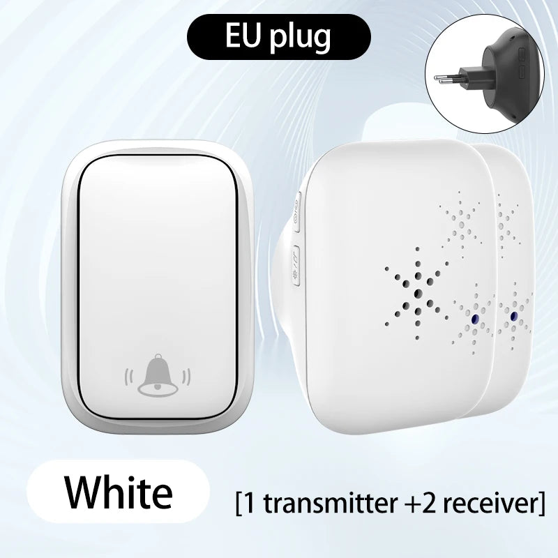 Self-Powered Wireless Doorbell with Chime Options