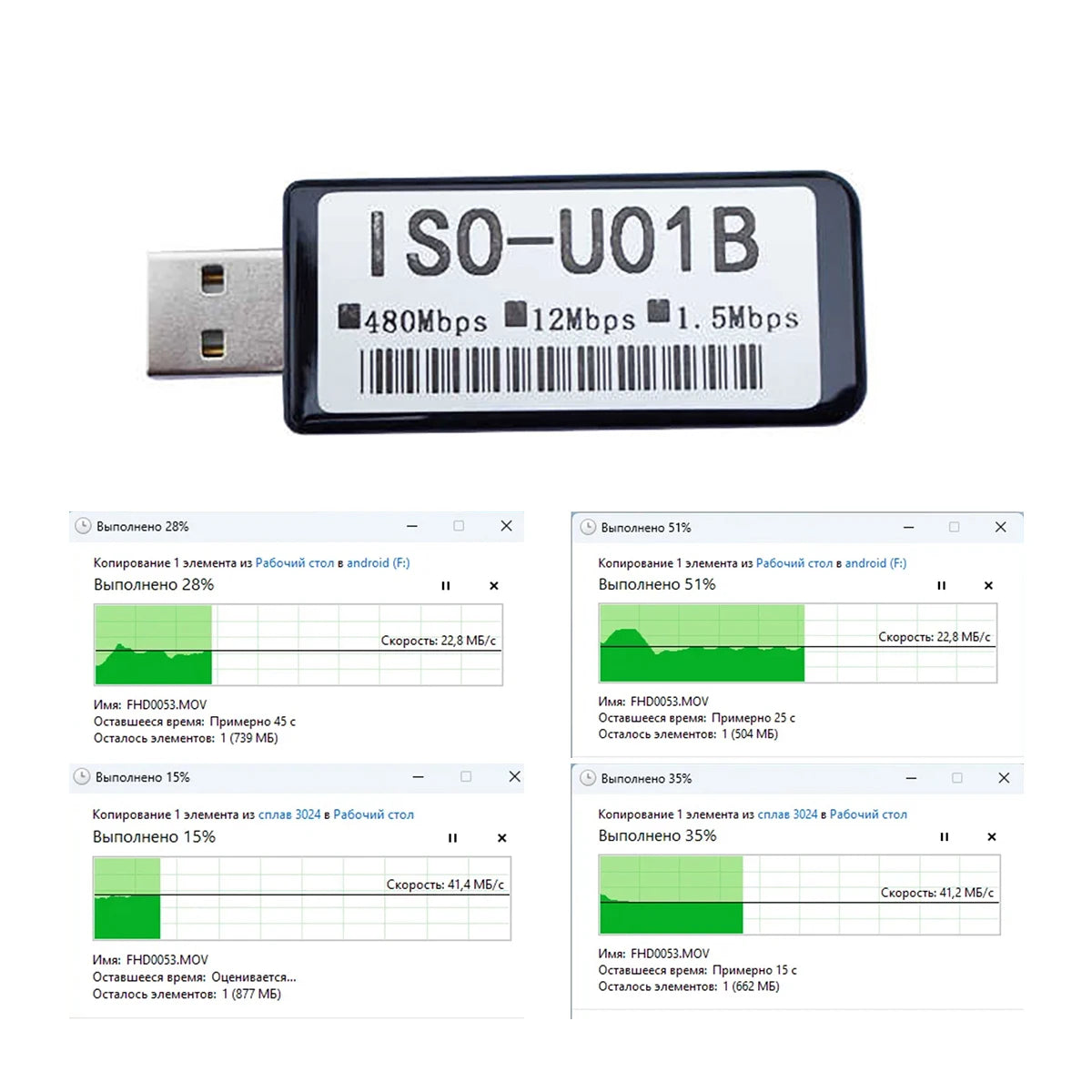 Aislador USB ADUM3165 USB 2.0 de alta velocidad