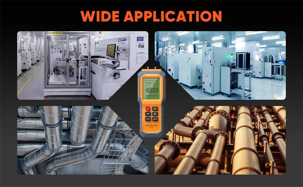 GD100 Digital Differential Pressure Manometer