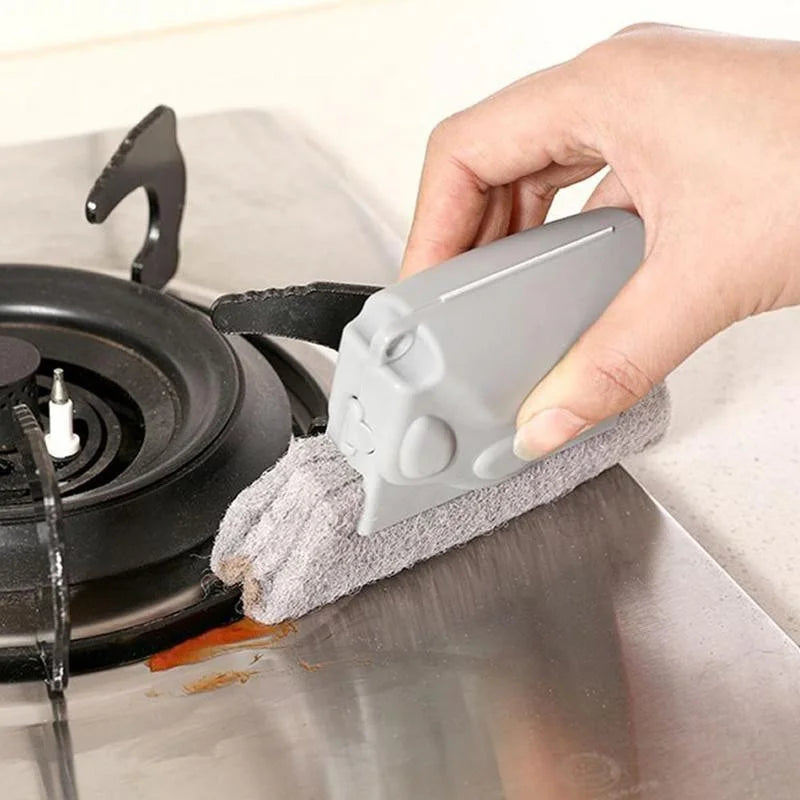 Window Groove Cleaning Cloth Kitchen cleaning  Window Cleaning Brush Windows Slot Cleaner Brush Clean  Window Slot Clean Tool 