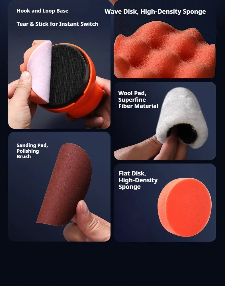 Car Polishing Machine Wireless Polishing and Waxing Artifact Polishing